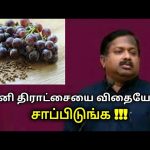 திராட்சை விதை ரொம்ப நல்லதுங்க | Dr.Sivaraman speech on Grape seed benefits