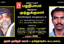 LIVE 29-01-2021 [நேரலை] பழநிபாபா மற்றும் முத்துக்குமார் நினைவேந்தல் பொதுக்கூட்டம் – சென்னை #Seeman