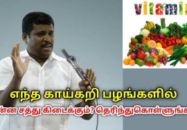 உடலுக்கு தேவையான வைட்டமின் சத்துக்கள் தரும் காய்கறி பழங்கள் | Healer Baskar  on vitamin rich foods