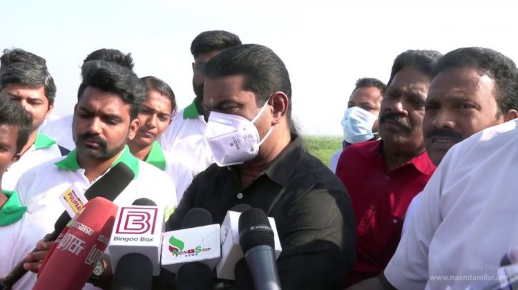 LIVE 06-02-2021 திருவொற்றியூர் சுற்றுச்சூழல் பாதிக்கப்பட்ட பகுதிகளில் சீமான் கள ஆய்வு
