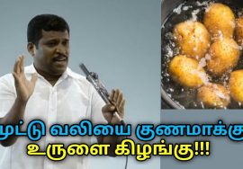 மூட்டு வலியை குணமாக்கும் உருளை கிழங்கு | Healer Baskar speech on remedy for joint pain and potato