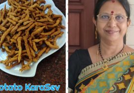 #Shorts76:Diwali special – Potato karasev – உருளைக்கிழங்கு வைத்தும் வித்தியாசமாக காராசேவு செய்யலாம்