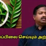 கறிவேப்பிலை செய்யும் நன்மைகள் | Dr.Sivaraman speech on curry leaves