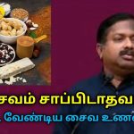 அசைவ உணவுக்கு மாற்றான சைவ உணவுகள் | Dr.Sivaraman speech on veg alternative for non veg food