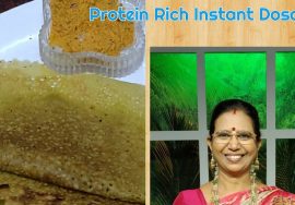 Protein rich Instant Foxtail millet Dosa இன்ஸ்டன்ட் தினை தோசை அதிக சத்துக்கள் ,கூடுதல் சுவை