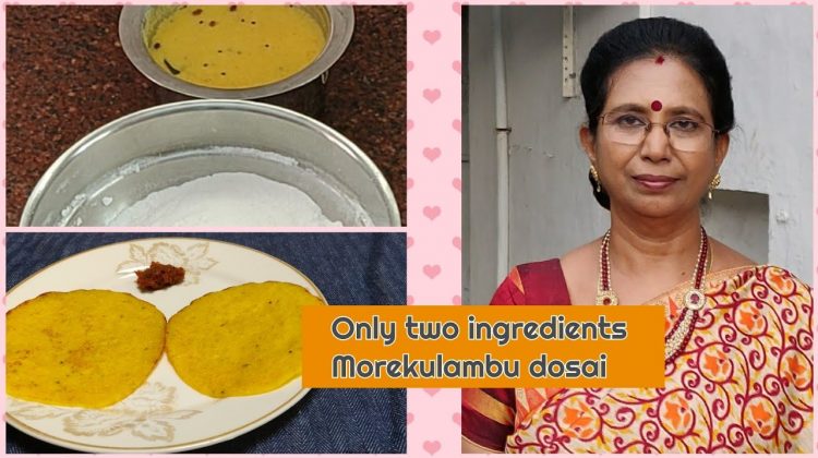 #Shorts 122 – மோர்க்குழம்பு தோசை – Leftover conversion -Morekulambu dosai by Mallika Badrinath