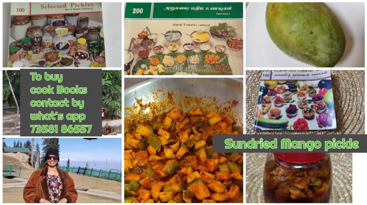 #Shorts 139: வத்தல் மாங்காய் ஊறுகாய் / Sun dried Mango pickle Sambara mamidikaya -Mallika Badrinath