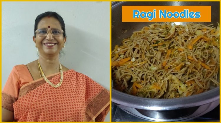 #Shorts147:Ragi vegetablenoodles / சேஷ்வன் சாஸில் ராகிநூடுல்ஸ் / Spicy RagiNoodles-Mallika Badrinath
