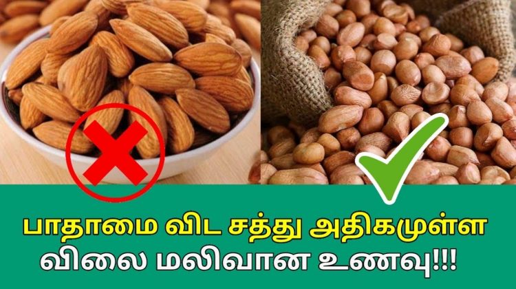 பாதாமை விட சத்து அதிகமுள்ள நிலக்கடலை | Groundnut vs Badam | Health benefits